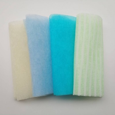 Exfoliating bath towel  nylon shower cloth washing cloth